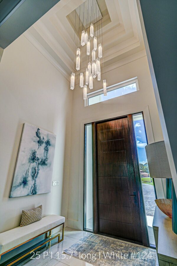 Modern Chandelier for High Ceiling - Shimale Peleg - Light In Art